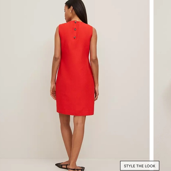 Ann Taylor Flap Pocket Shift Dress - Picture 7 of 9